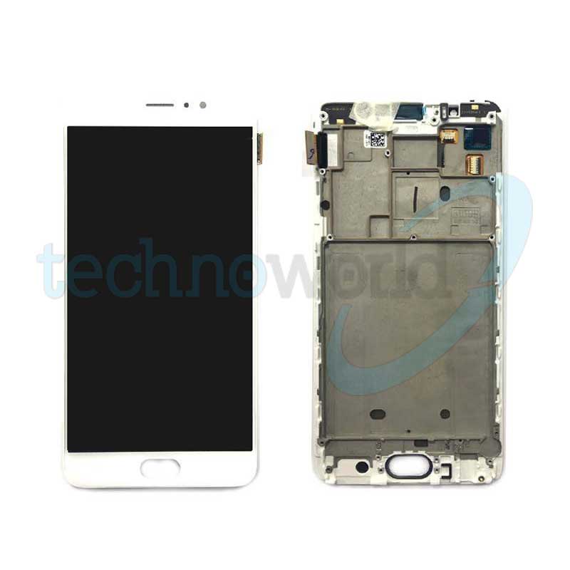 Display Meizu Pro 6 Plus Bianco con Frame