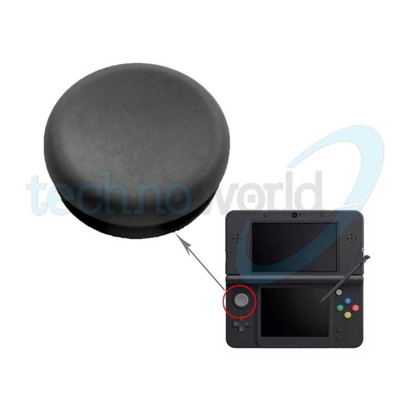 Tasto Esterno Analogico Nero Nintendo New 3DS