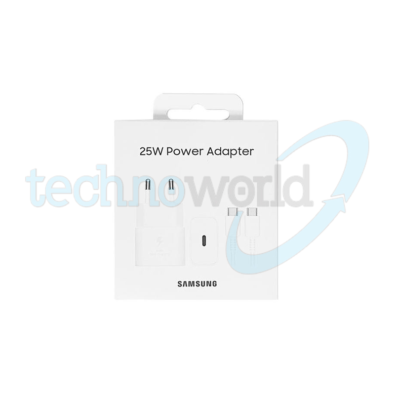 Caricabatterie Samsung EP-T2510 25W Bianco - USB-C / USB-C