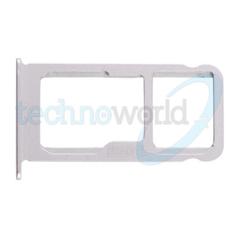 Porta Sim Card + Micro SD Bianco Nokia 6.1 Plus