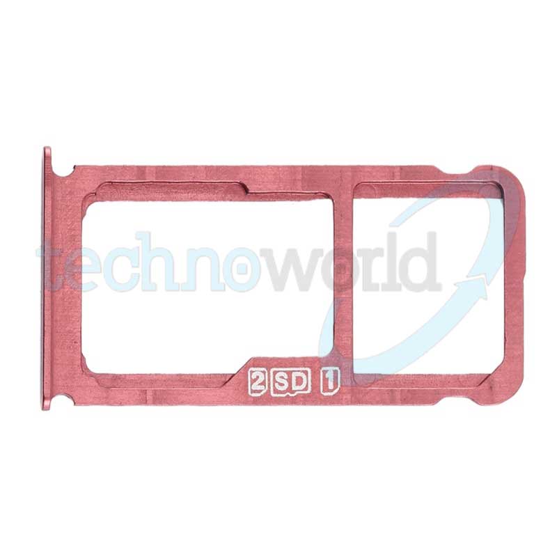 Porta Sim Card + Micro SD Red Nokia 7 Plus