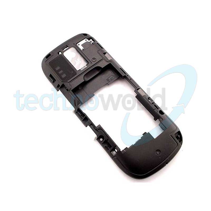 Telaio Posteriore + Tasti Esterni Bianco Nokia 203 Asha Nero