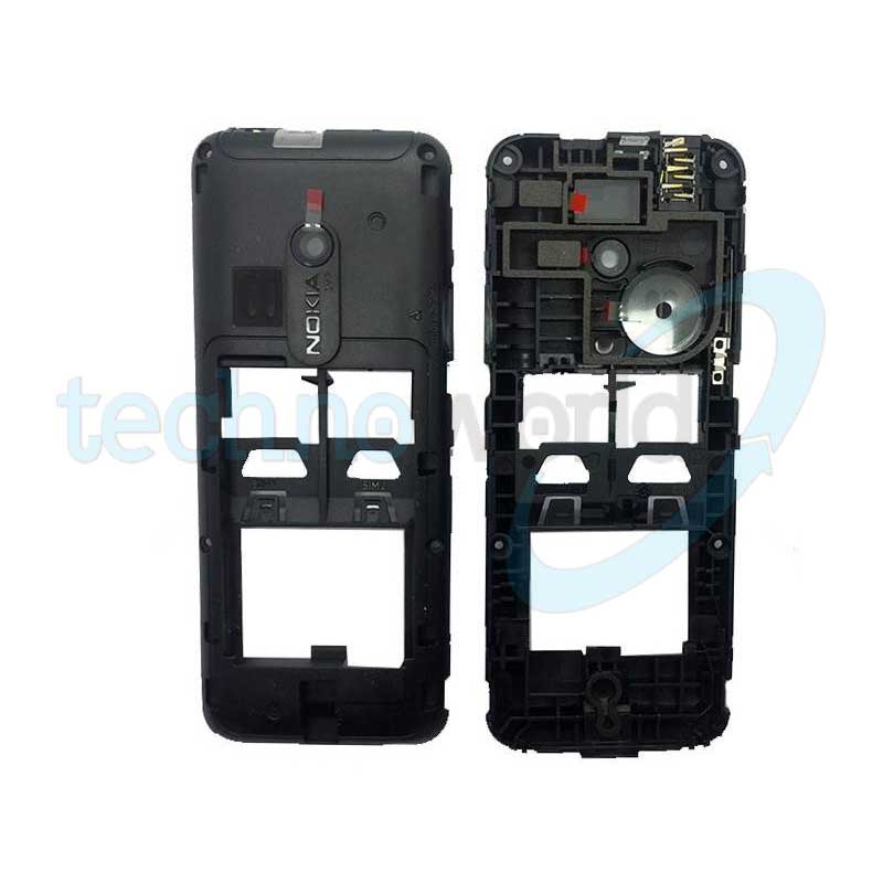 Telaio Posteriore Dual Sim Nokia 220 Nero