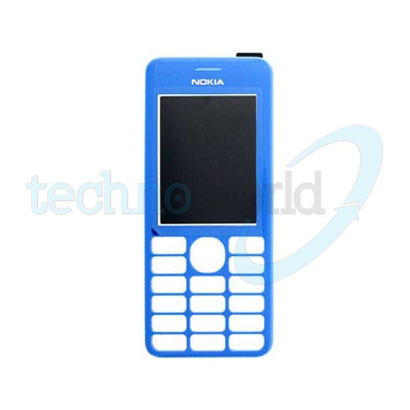 Cover Frontale Azzurro Nokia 206