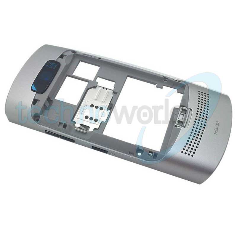 Frame Completo Nokia 303 Asha Silver