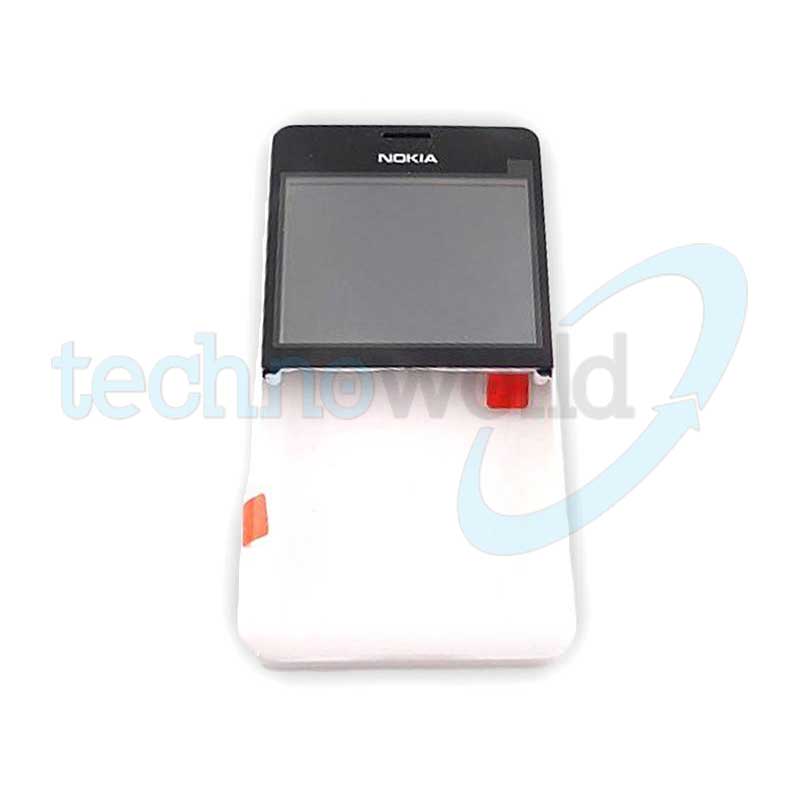 Cover Frontale Bianco Nokia 210 Asha