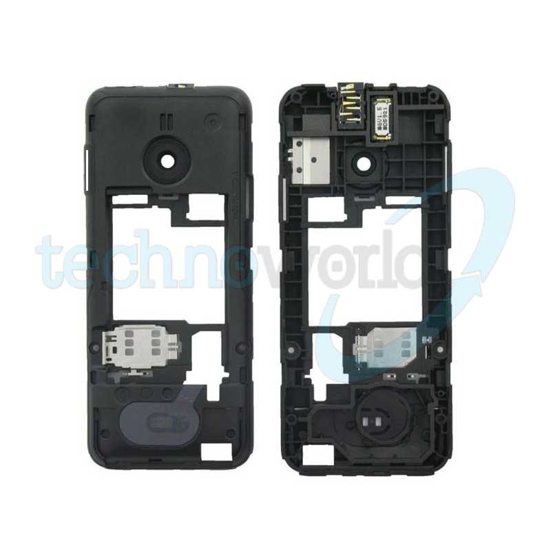 Telaio Posteriore Nokia 208 Dual Sim Nero