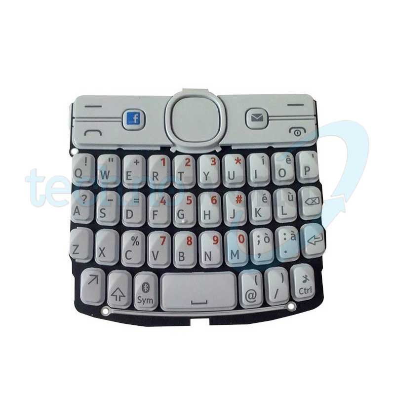 Tastiera White Nokia 205 Asha