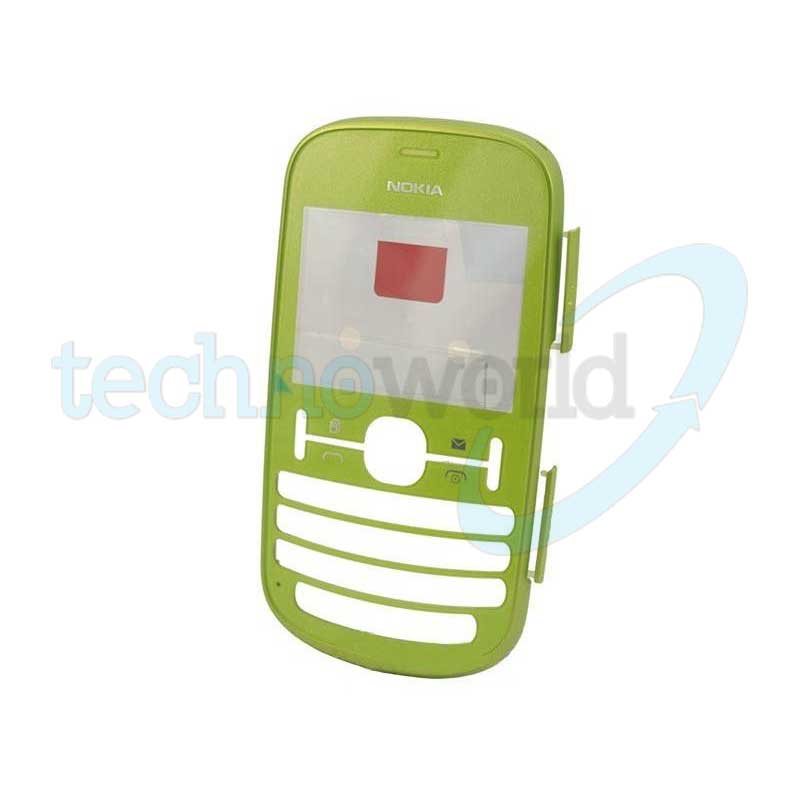 Cover Frontale Green Nokia 200 Asha