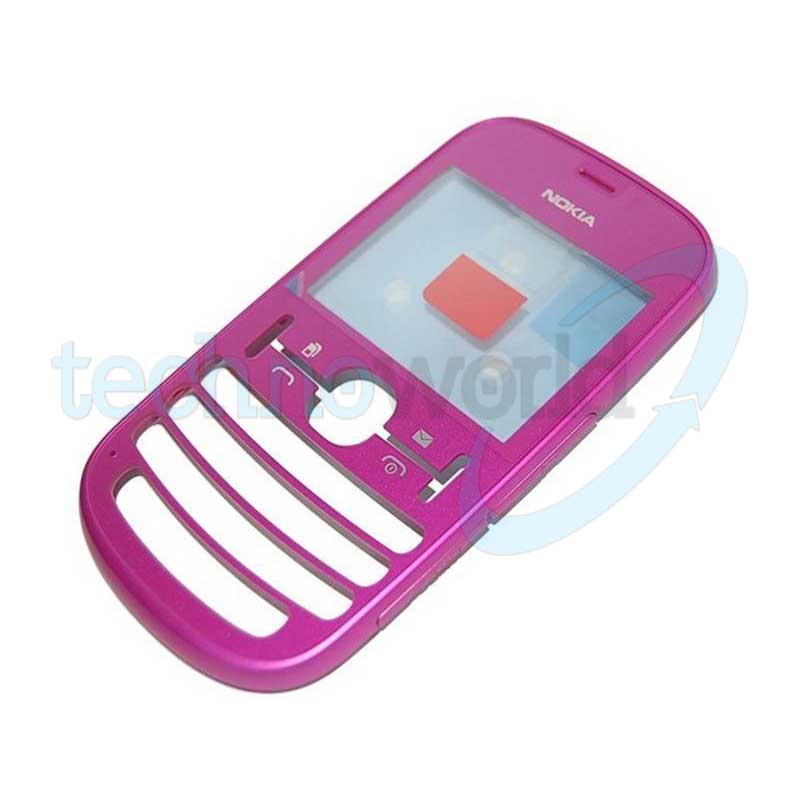 Cover Frontale Pink Nokia 200 Asha