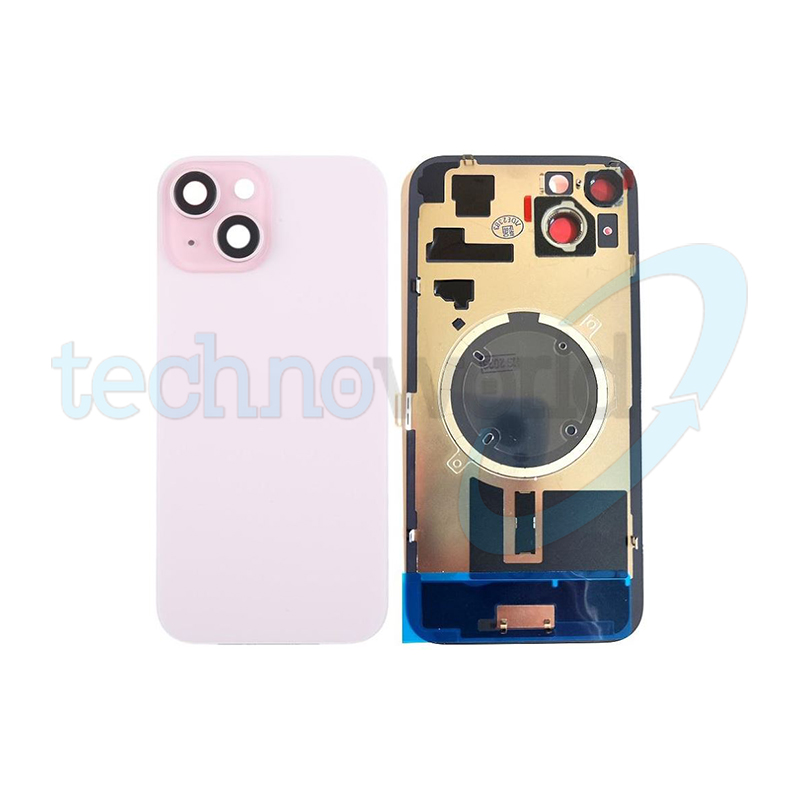 Vetrino Cover Batteria iPhone 15 Plus Rosa
