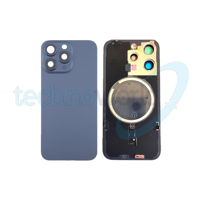 Vetrino Cover Batteria iPhone 15 Pro Blu