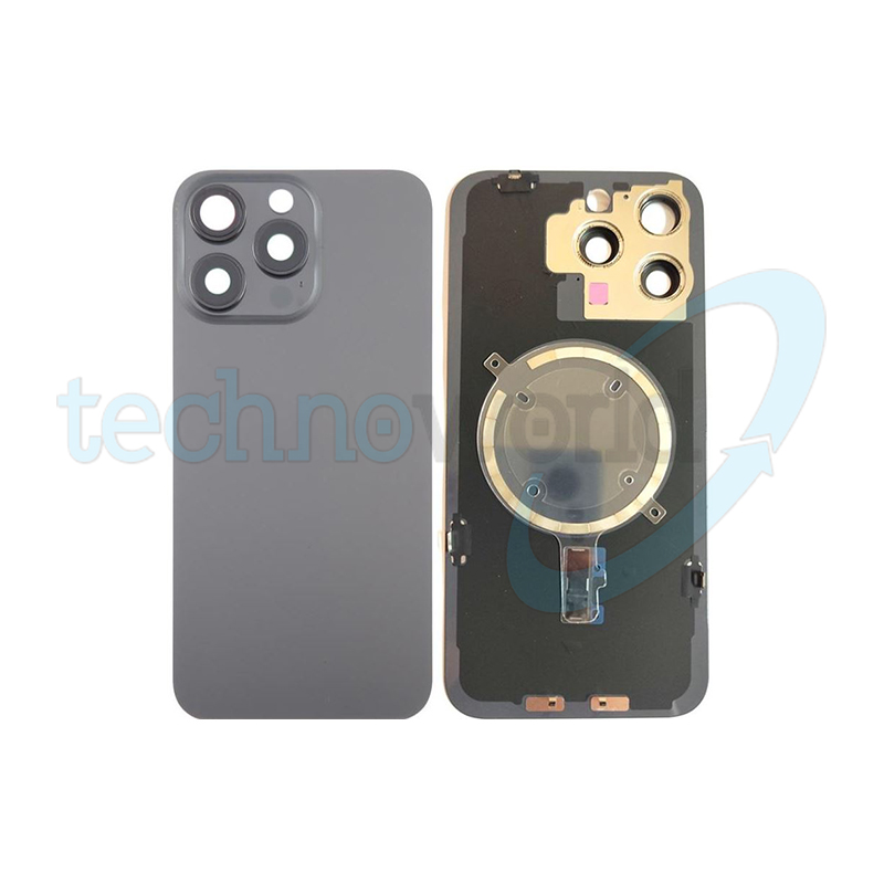 Vetrino Cover Batteria iPhone 15 Pro Max Nero
