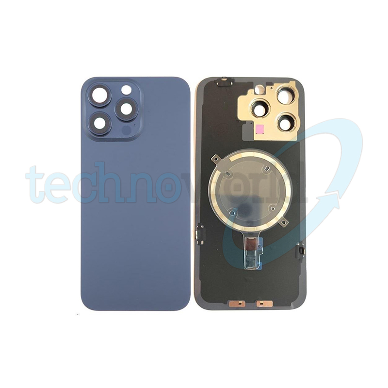Vetrino Cover Batteria iPhone 15 Pro Max Blu