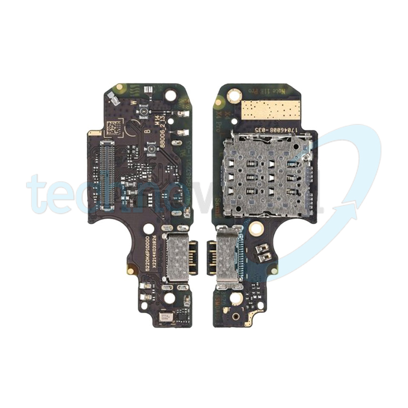 PCB Board con Connettore Carica - Microfono e Lettore Sim Card  Xiaomi Redmi Note 11 Pro 5G