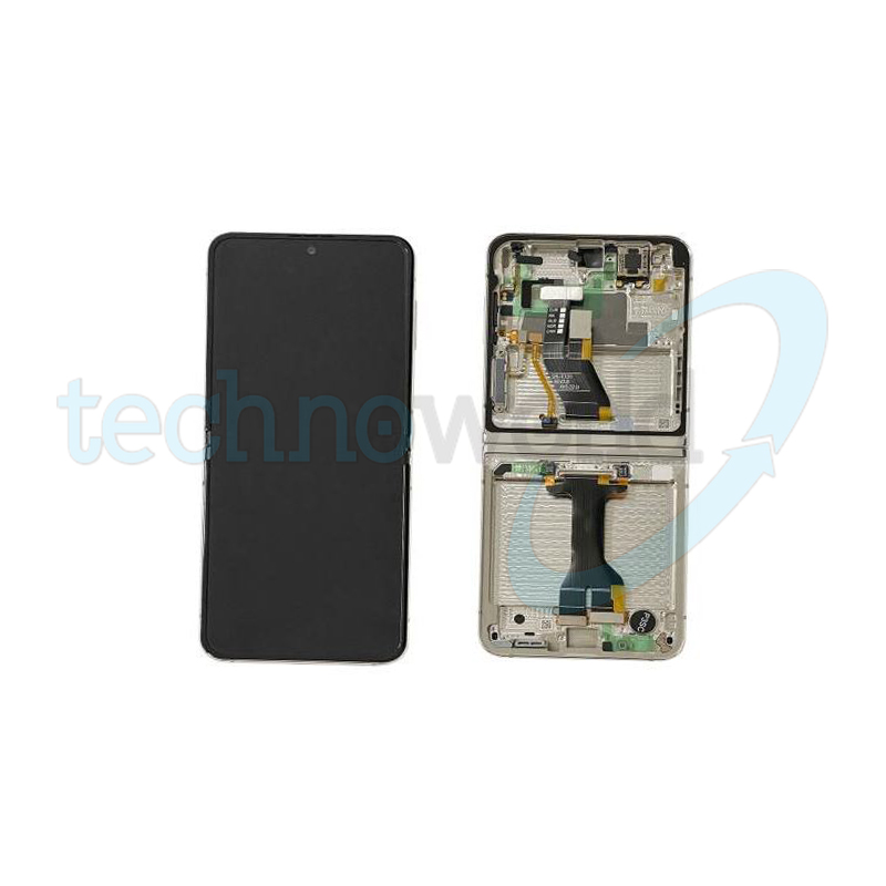 Display Ori. Samsung Z Flip 5 5G F731 Crema con Frame