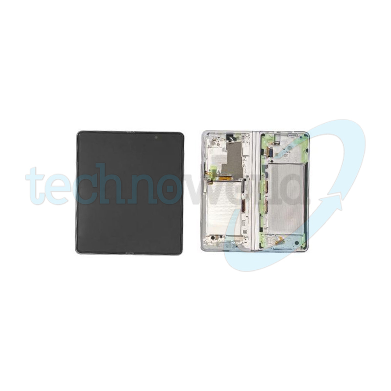 Display Ori. Samsung Z Fold 3 5G F926 Silver con Frame