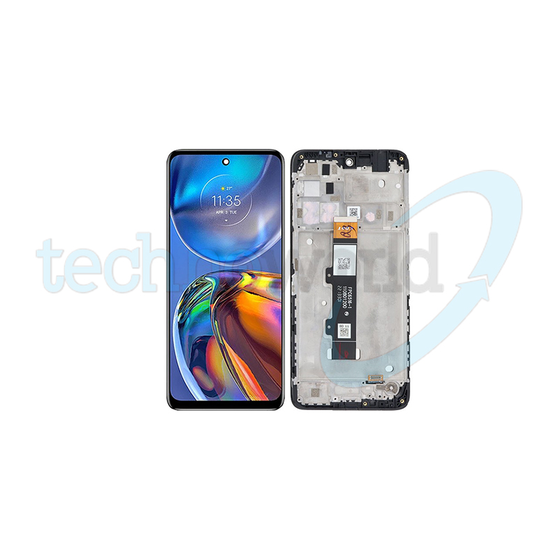 Display Ori. Moto E32S Nero con Frame