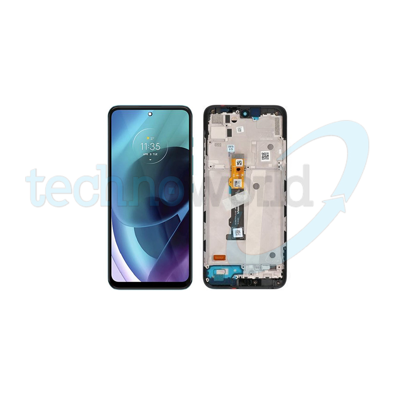 Display Ori. Moto G71 5G Nero con Frame