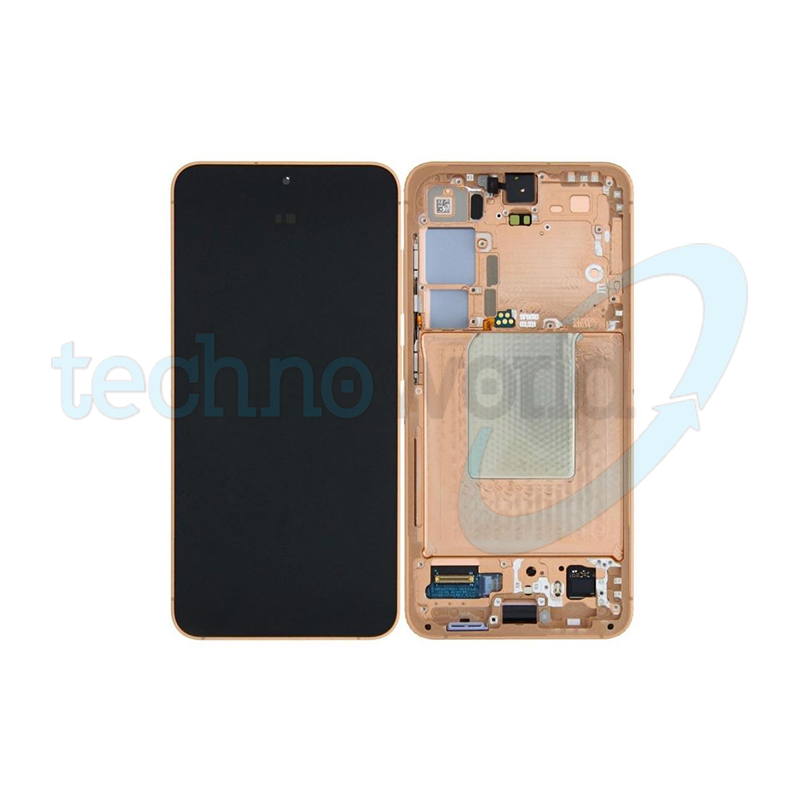 Display Ori. Samsung S24 S921 Orange con Frame