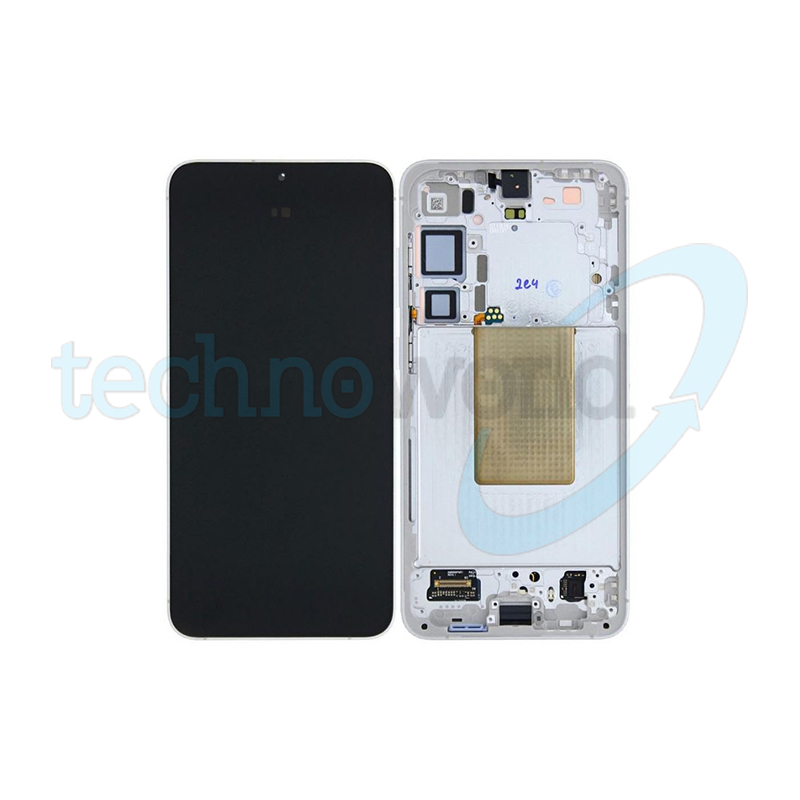 Display Ori. Samsung S24 Plus S926 Grigio con Frame