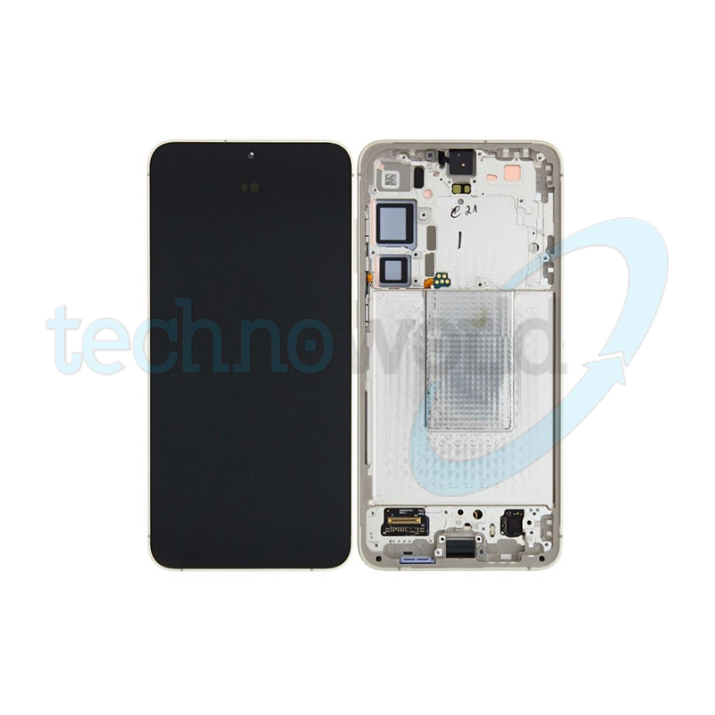 Display Ori. Samsung S24 Plus S926 Giallo con Frame