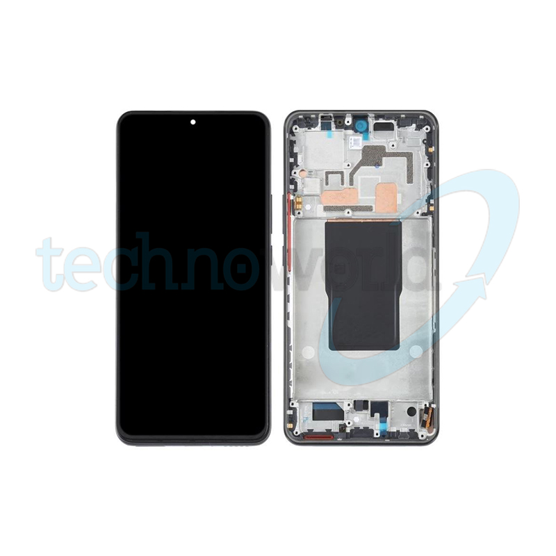 Display Ori. Xiaomi 12T Pro Nero con Frame