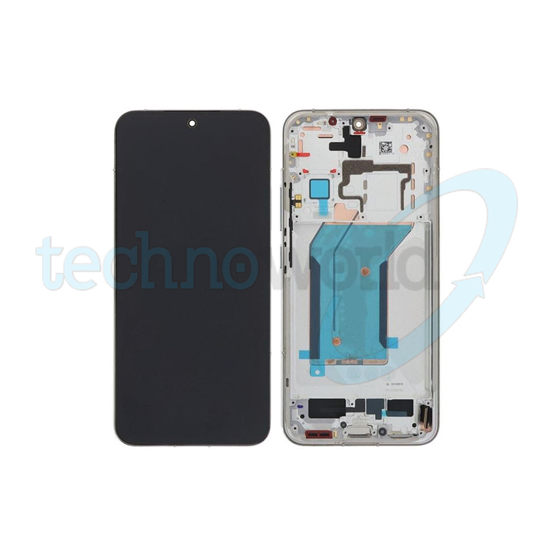 Display Ori. Xiaomi 14 Bianco  con Frame