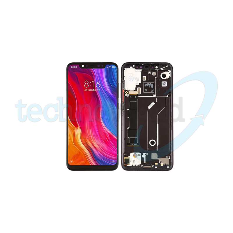 Display Ori. Xiaomi Mi 8 Nero con Frame