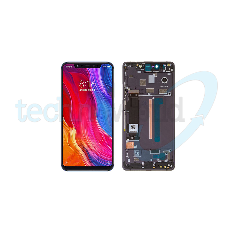 Display Ori. Xiaomi Mi 8 SE Grigio con Frame
