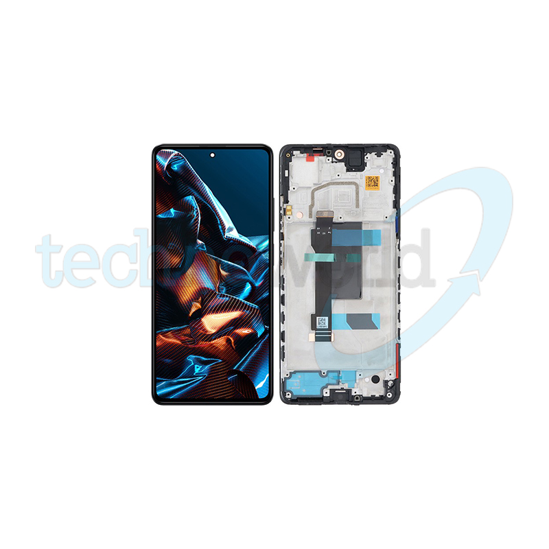 Display Ori. Xiaomi Redmi Note 12 Pro 5G Nero con Frame