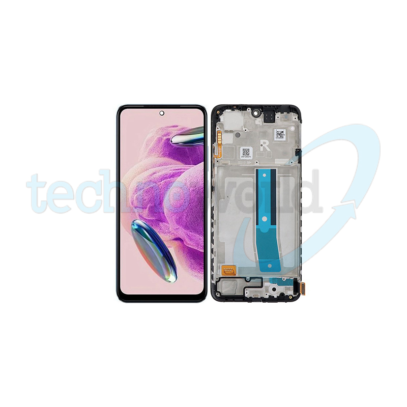 Display Ori. Xiaomi Redmi Note 12S Nero con Frame