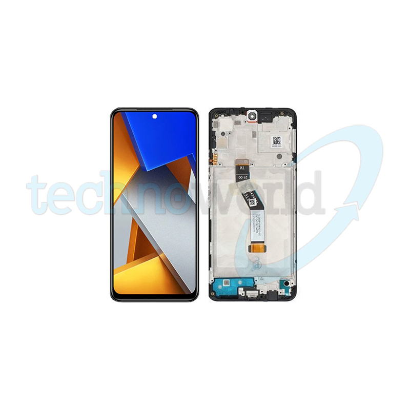 Display Ori. Xiaomi Poco M4 Pro 5G Nero con Frame