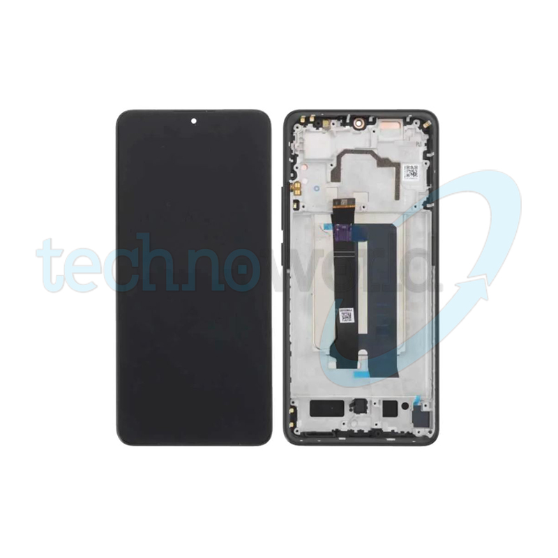 Display Ori. Xiaomi Poco X6 Pro 5G Giallo con Frame