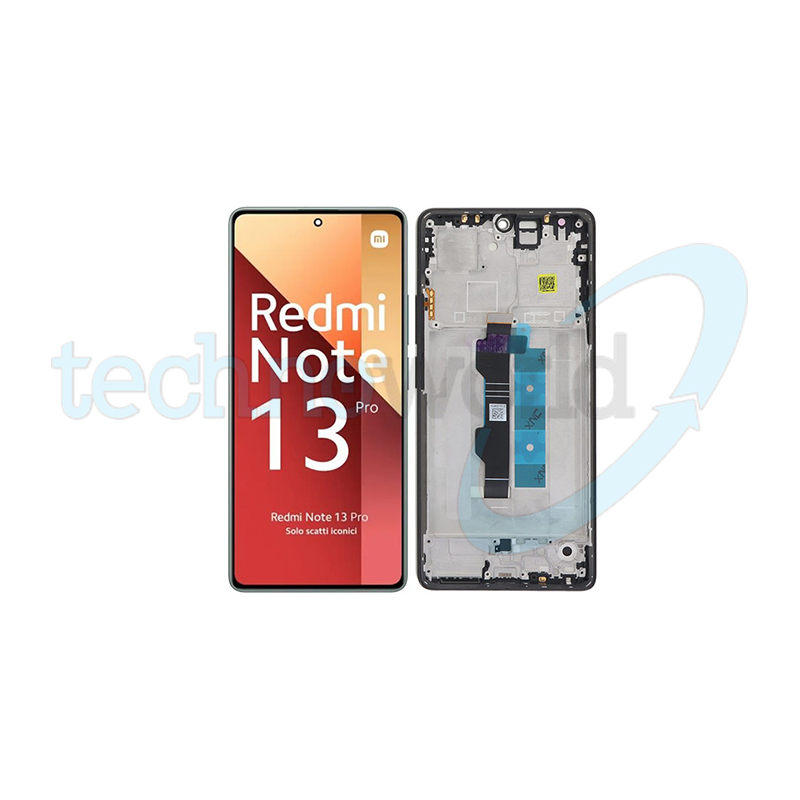 Display Ori. Xiaomi Redmi Note 13 Pro Nero con Frame
