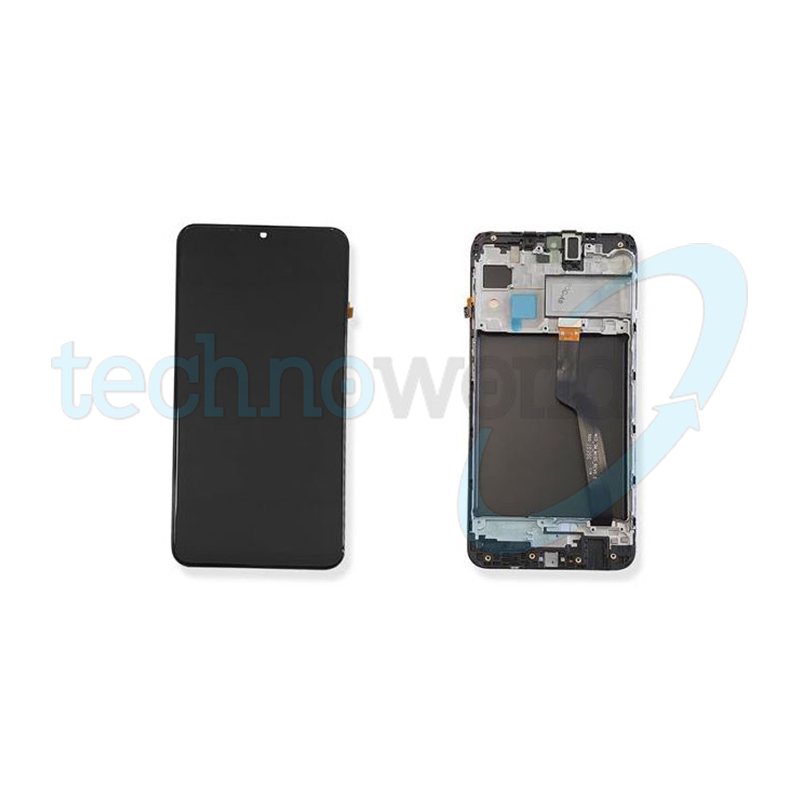 Display Ori. Samsung M10 M105 Nero con Frame