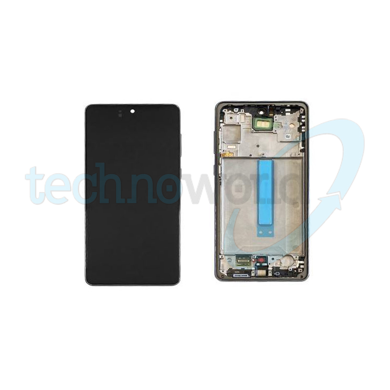 Display Ori. Samsung A73 5G A736 Nero con Frame
