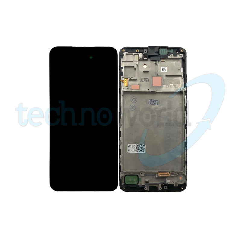 Display Ori. Samsung A16 A165 Nero con Frame