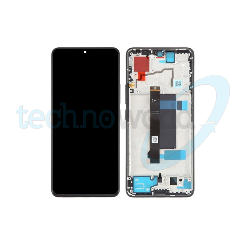 Display Ori. Xiaomi Redmi Note 13 Pro 5G Nero con Frame