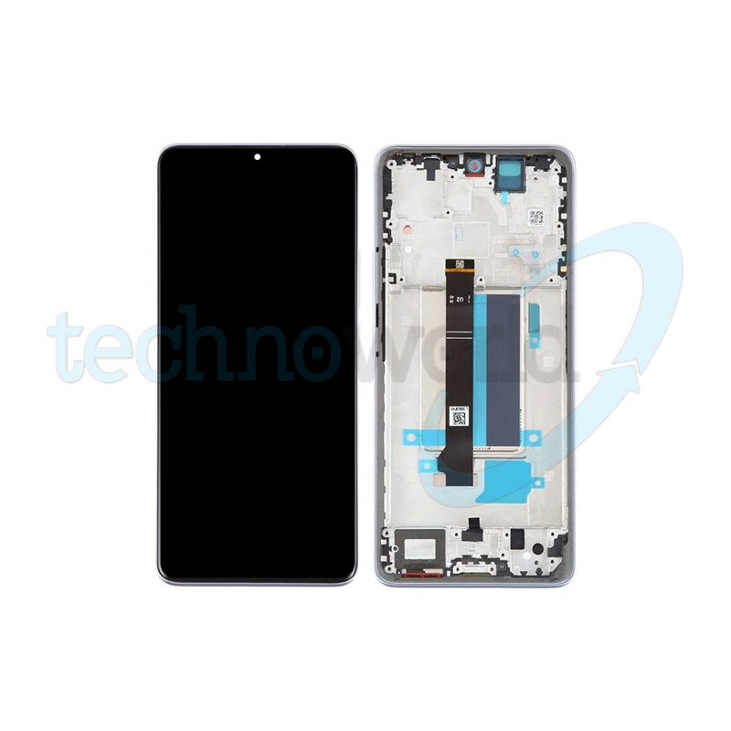 Display Ori. Xiaomi Redmi Note 13 Pro Plus 5G Viola con Frame