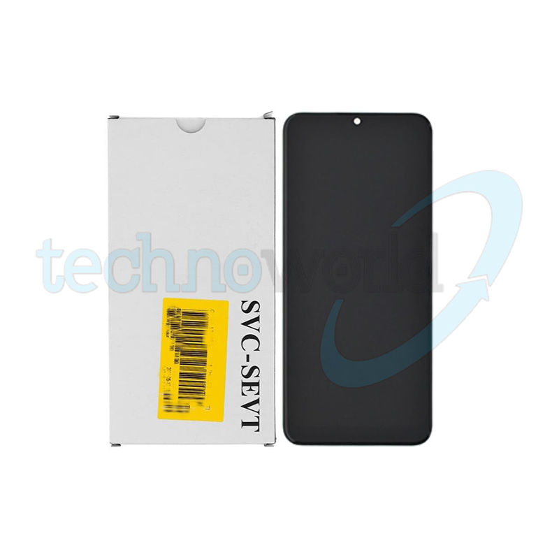 Display Samsung A03 A035G Nero con Frame - OEM