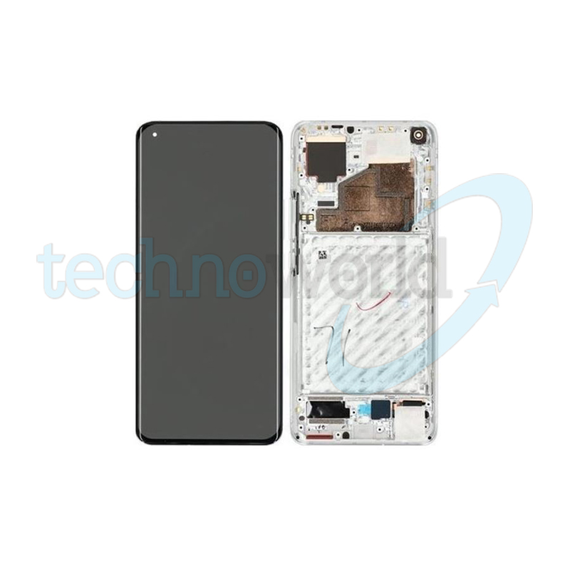 Display Ori. Xiaomi Mi 11 Silver con Frame