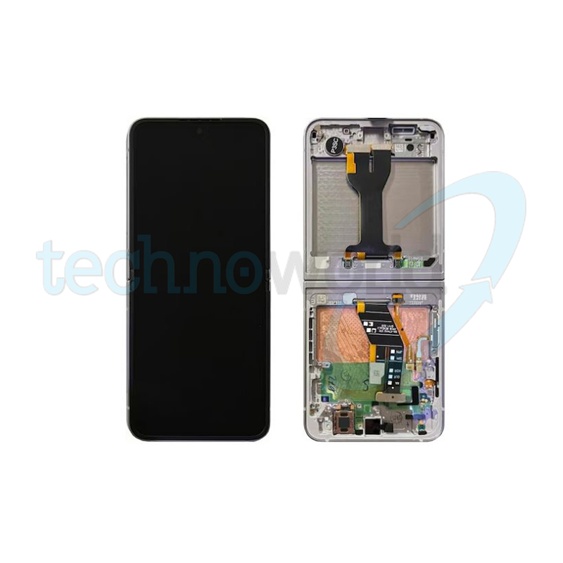 Display Ori. Samsung Z Flip 6 5G F741 Bianco con Frame