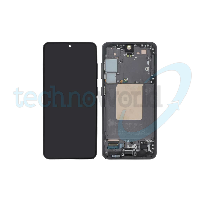 Display Ori. Samsung S24 FE S721 Nero con Frame