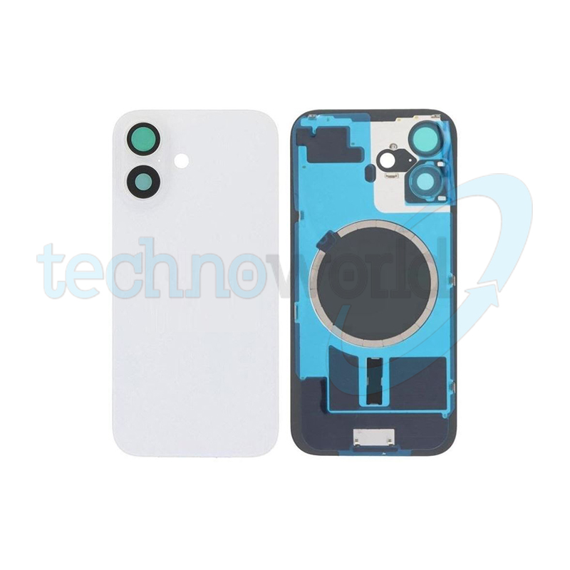 Vetrino Cover Batteria iPhone 16 Bianco