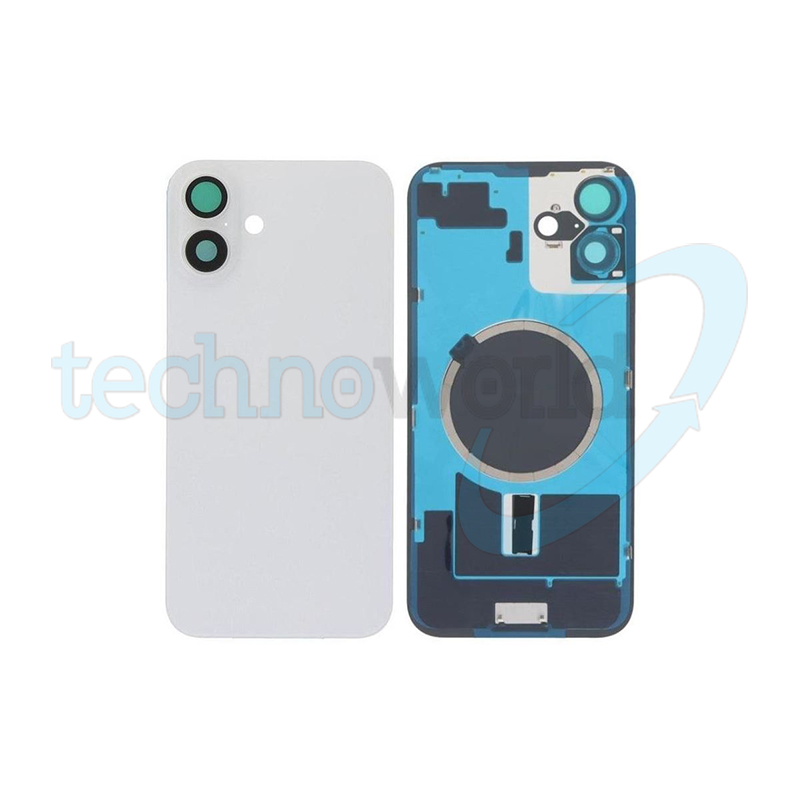 Vetrino Cover Batteria iPhone 16 Plus Bianco