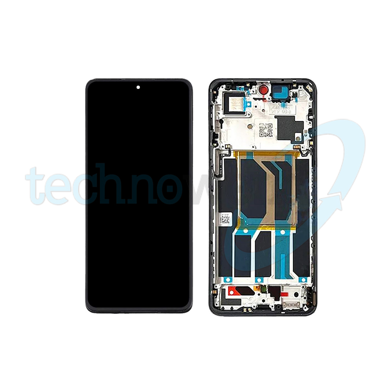 Display OnePlus Nord 3 5G Nero con Frame - Disassembled