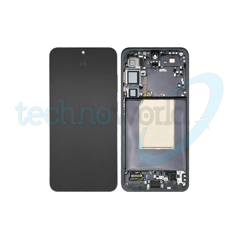 Display Ori. Samsung S25 Plus S936 Blue/Nero con Frame