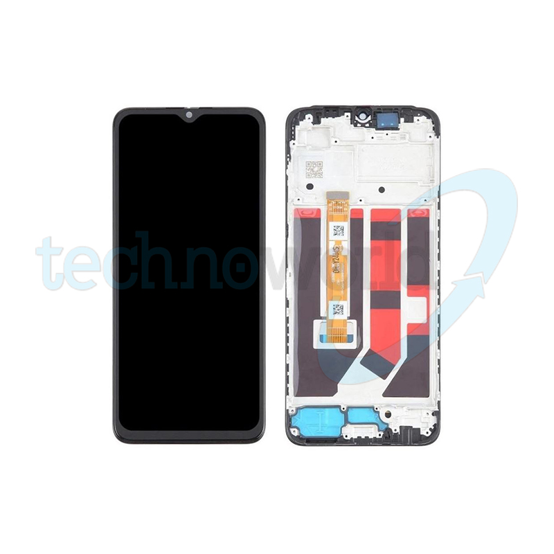 Display Ori. Oppo A38 Nero con Frame