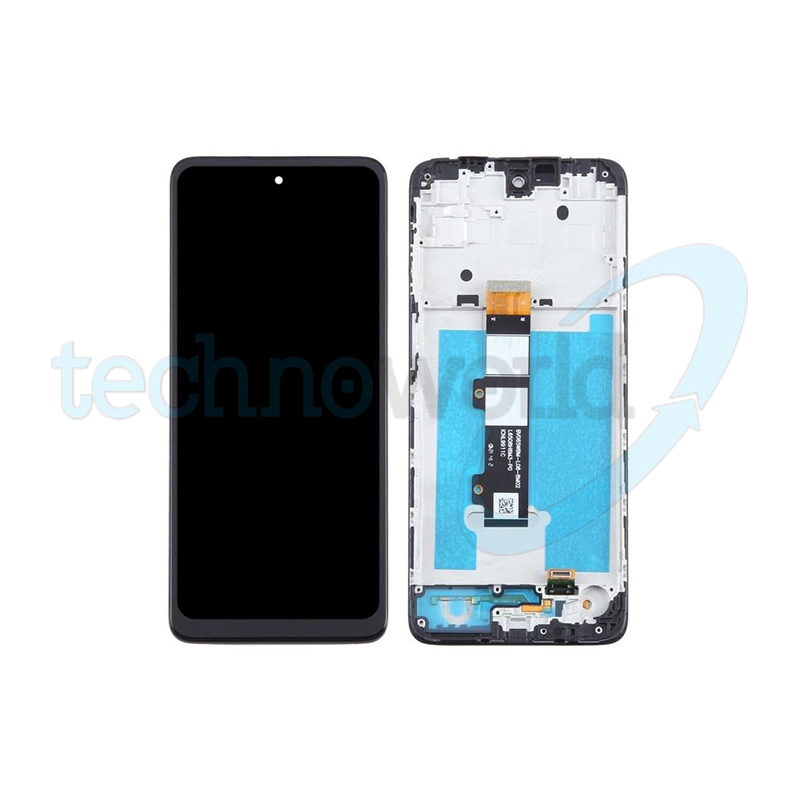 Display Ori. Moto E32 Nero con Frame